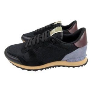 Valentino Garavani Black Rockrunners Size 44.5 or 11.5
